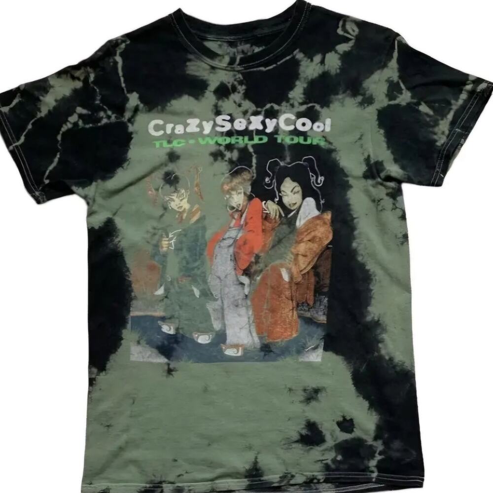 TLC World Tour Crazy Sexy Cool Tie Dye Hip-Hop Tee men's Small
